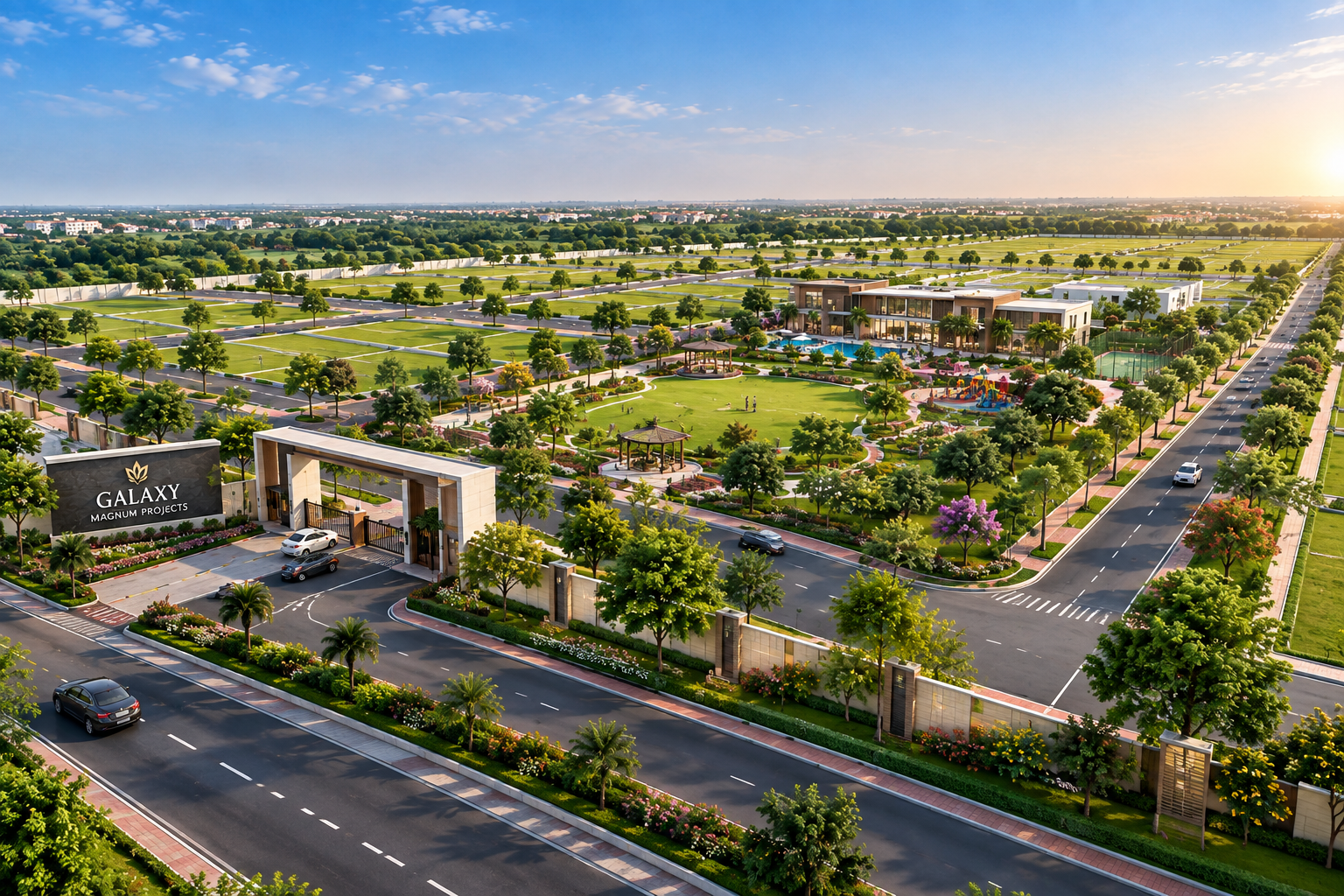 Galaxy Magnum planned community in Rohtak